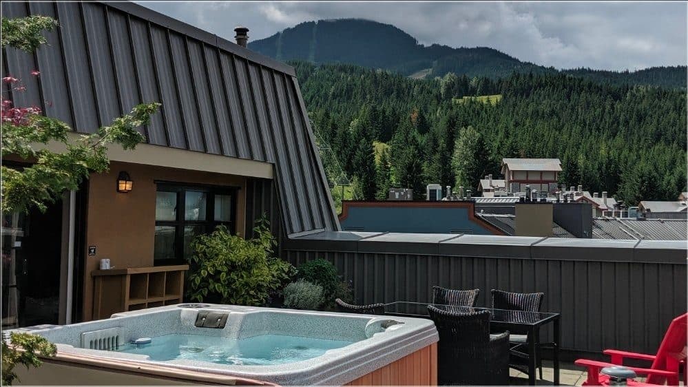 Private hot tub party